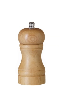 Młynek do pieprzu drewniany, jasne drewno, ⌀50x(H)113mm