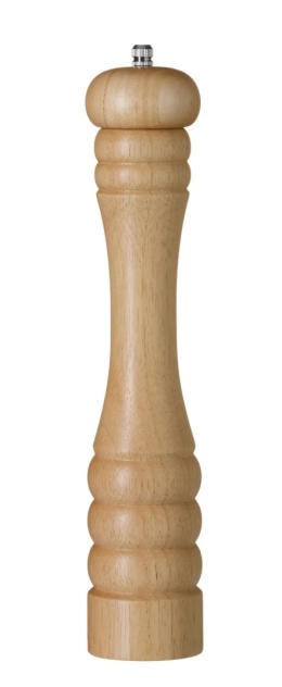 Młynek do soli drewniany, jasne drewno, ⌀60x(H)315mm
