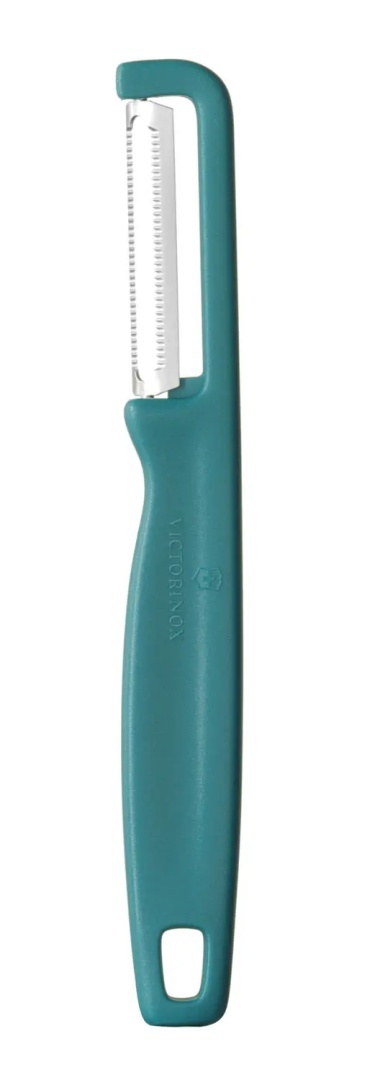 Obieraczka uniwersalna z ząbkowanym ostrzem, Victorinox, zielony, (L)165mm