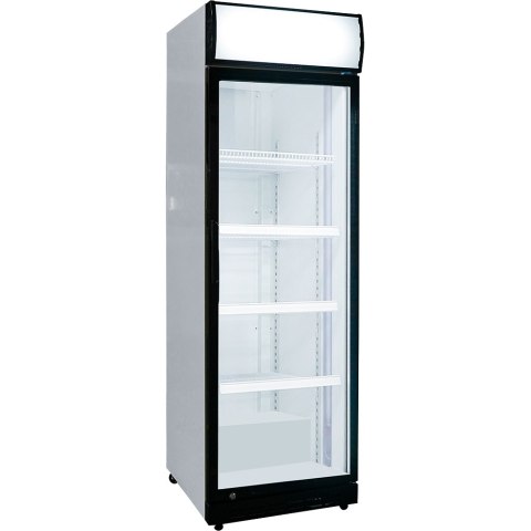 Szafa chłodnicza przeszklona, 1-drzwiowa, V 386 l
