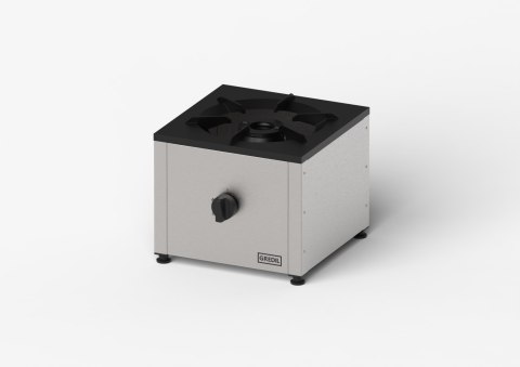 Taboret gazowy pojedynczy, 450x450, 7.5 kW, G20/20 mbar, Gredil