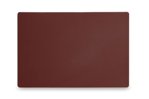 Deska do krojenia HACCP brązowa 450x300x13 mm do wędlin