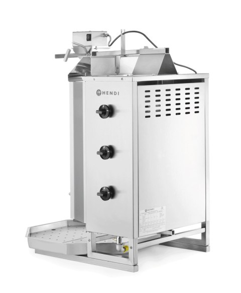 Kebab gazowy, HENDI, Profi Line, 9,75kW, 470x550x(H)960mm