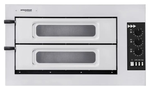 Piec do pizzy Basic 2/50 Vetro, Prismafood, 2 komory, 400V 915x621x(H)527mm