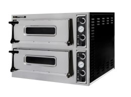 Piec do pizzy Basic 44, Prismafood, 2 komory, 400V 975x814x(H)745mm