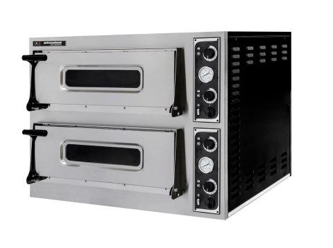 Piec do pizzy Basic 44, Prismafood, 2 komory, 400V 975x814x(H)745mm