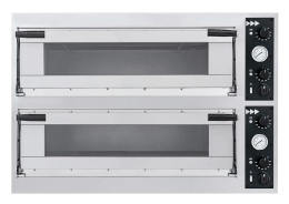 Piec do pizzy Trays 44 Glass, Prismafood, 2 komory, 400V 1100x964x(H)745mm