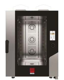 Piec konwekcyjno-parowy 10 x 600 x 400 gazowy, z bezpośrednim natryskiem, sterowany elektronicznie