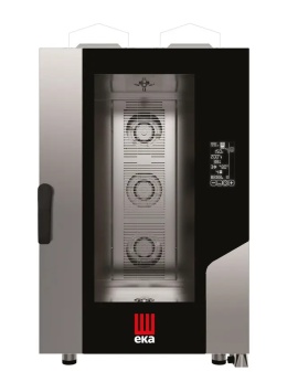 Piec konwekcyjno - parowy 11 x GN 1/1 gazowy z bezpośrednim natryskiem, sterowany elektronicznie