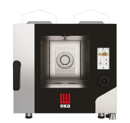 Piec konwekcyjno-parowy z automatycznym systemem myjącym, 5 × GN 1/1 – sterowany elektronicznie, gazowy
