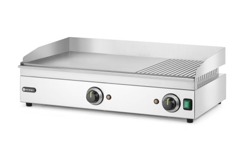 Płyta grillowa 2/3 gładka, 1/3 ryflowana Hendi 697x474x(H)241mm