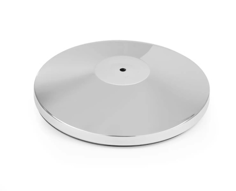Podstawa do słupka odgradzającego w kolorze srebrnym chromowany ø360x(H)65mm