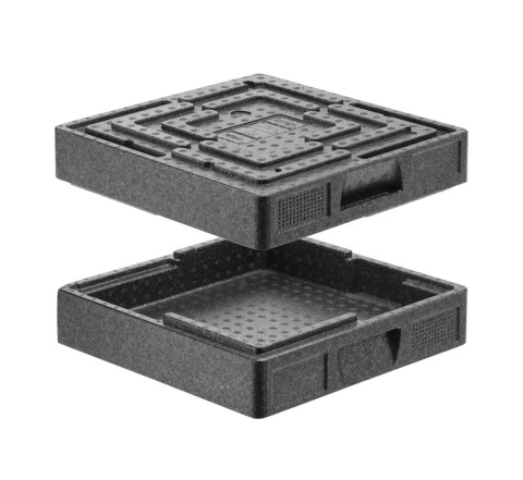 Pojemnik termoizolacyjny, cateringowy - Salto 9,8 l 410x410x(H)135mm