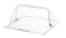 Pokrywa Rolltop do kosza do pieczywa z poliwęglanu 365x335x(H)175mm