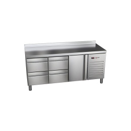 Stół chłodniczy 1xdrzwi + 2x blok szuflad 1792x700x850 mm