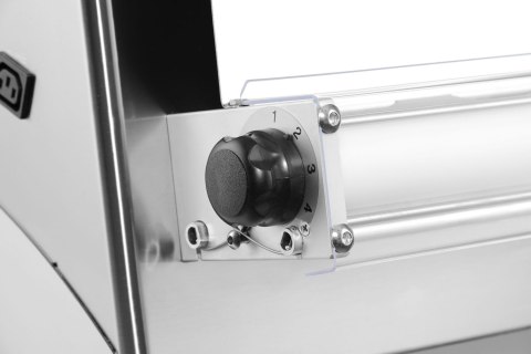 Wałkownica elektryczna do pizzy Prismafood 400 z 2 parami wałków, Prismafood 585x43