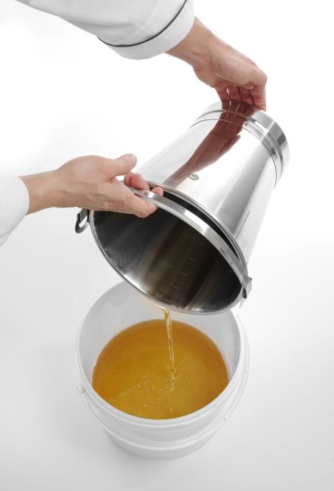 Wiadro, HENDI, 11,5L, biały, ⌀300x(H)230mm