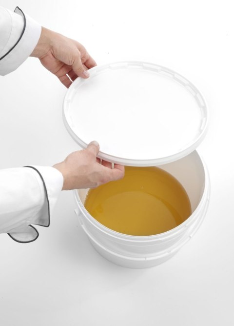 Wiadro, HENDI, 11,5L, biały, ⌀300x(H)230mm