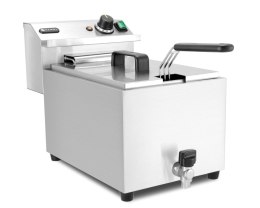 Frytownica XL Profi Line z kranem spustowym, manualna, 10 l, 400 V