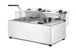 Frytownica MASTERCOOK - 2 x 8 l manualna 230V/7000W, 605x460x(H)369mm