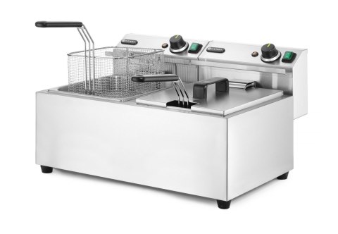 Frytownica MASTERCOOK - 2 x 8 l manualna 230V/7000W, 605x460x(H)369mm