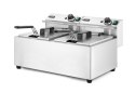 Frytownica MASTERCOOK - 2 x 8 l manualna 230V/7000W, 605x460x(H)369mm