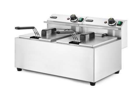 Frytownica MASTERCOOK - 2 x 8 l manualna 230V/7000W, 605x460x(H)369mm