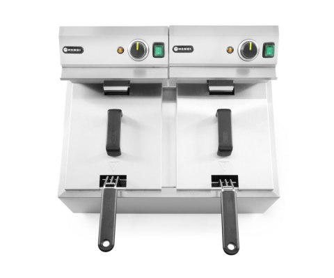 Frytownica MASTERCOOK - 2 x 8 l manualna 230V/7000W, 605x460x(H)369mm