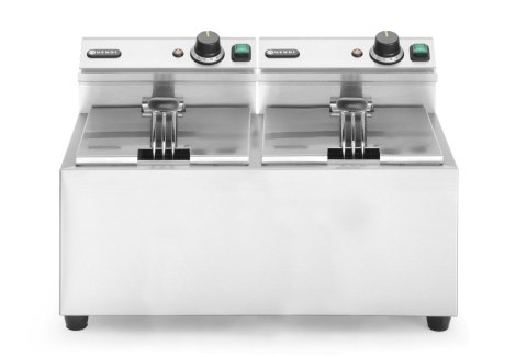 Frytownica MASTERCOOK - 2 x 8 l manualna 230V/7000W, 605x460x(H)369mm