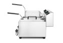 Frytownica MASTERPRO z kranem spustowym - 2 x 8L 230V/7000W, 610x515x(H)369mm