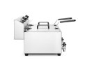 Frytownica MASTERPRO z kranem spustowym - 2 x 8L 230V/7000W, 610x515x(H)369mm