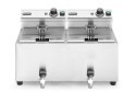 Frytownica MASTERPRO z kranem spustowym - 2 x 8L 230V/7000W, 610x515x(H)369mm
