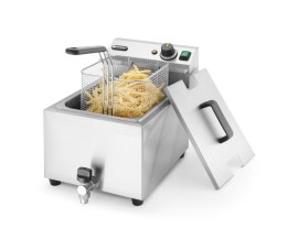 Frytownica MASTERPRO z kranem spustowym - 8L 230V/3500W, 305x515x(H)354mm