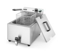 Frytownica MASTERPRO z kranem spustowym - 8L 230V/3500W, 305x515x(H)354mm