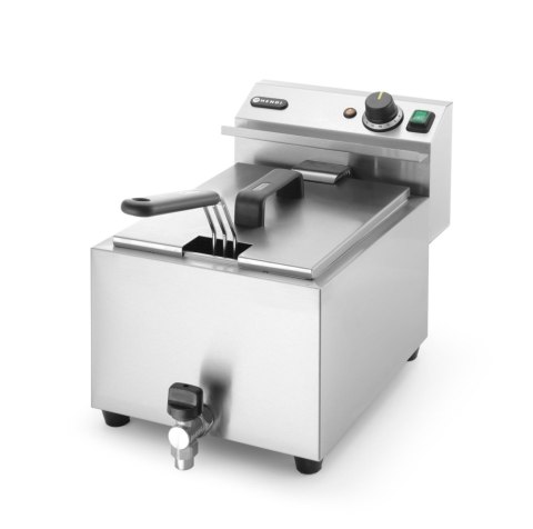 Frytownica MASTERPRO z kranem spustowym - 8L 230V/3500W, 305x515x(H)354mm