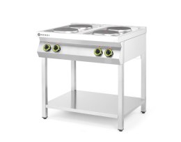 KUCHNIA ELEKTRYCZNA 4-PŁYTOWA NA PODSTAWIE OTWARTEJ 800x700x(H)900mm