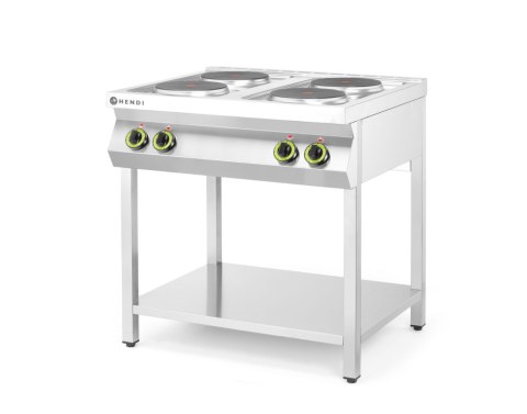 KUCHNIA ELEKTRYCZNA 4-PŁYTOWA NA PODSTAWIE OTWARTEJ 800x700x(H)900mm