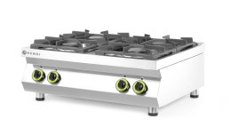 Kuchnia gazowa 4-palnikowa stołowa 19kW, 800x700x(H)310mm