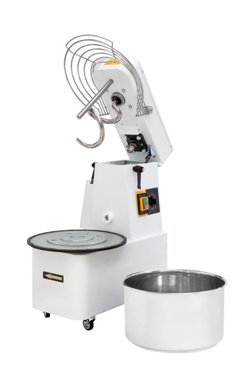 Miesiarki spiralne z wyjmowaną dzieżą, z 2 prędkościami 480x805x(H)870