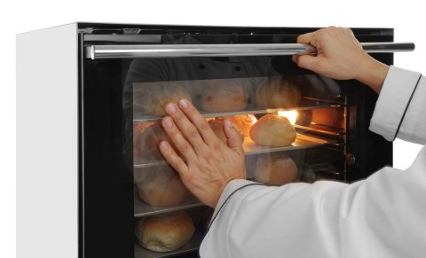 Piec konwekcyjny z nawilżaniem H90S HENDI 220-240V/2670W, 595x595x(H)570mm