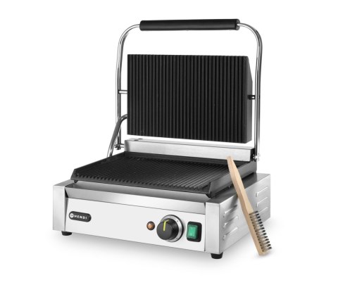 Grill kontaktowy Panini góra i dół ryflowane430x375x(H)216mm