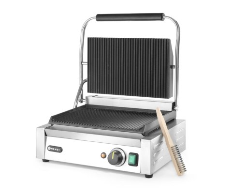 Grill kontaktowy Panini góra i dół ryflowane430x375x(H)216mm