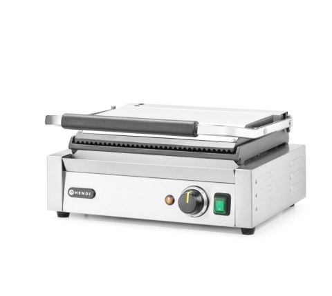 Grill kontaktowy Panini góra ryflowana, dół gładki 430x375x(H)216mm