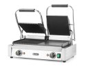 Grill kontaktowy podwójny, 1/2 gładka, 1/2 ryflowana 570x375x(H)216mm
