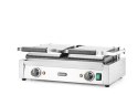 Grill kontaktowy podwójny góra ryflowana, dół gładki 570x375x(H)216mm