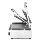 Grill kontaktowy podwójny góra ryflowana, dół gładki 570x375x(H)216mm