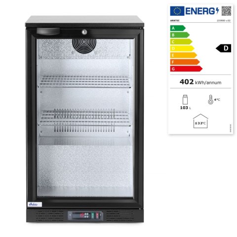 Lodówka na napoje 1-drzwiowa 118L 500x530x(H)865mm