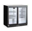 Lodówka na napoje 2-drzwiowa Arktic, 158L, czarny, 220-240V/160W, 900x520x(H)865mm