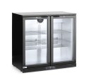 Lodówka na napoje 2-drzwiowa Arktic, 158L, czarny, 220-240V/160W, 900x530x(H)870mm