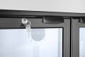Lodówka na napoje 2-drzwiowa Arktic, 158L, czarny, 220-240V/160W, 900x530x(H)870mm
